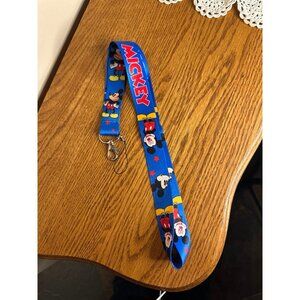 Mickey Mouse Lanyard Key chain Phone Card Badge Holder Disney pin